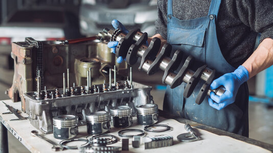 Remanufactured Cummins 6BTA 5.9 diesel engine ready for delivery