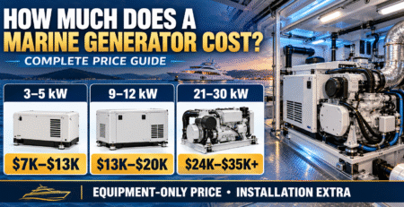 marine generator cost