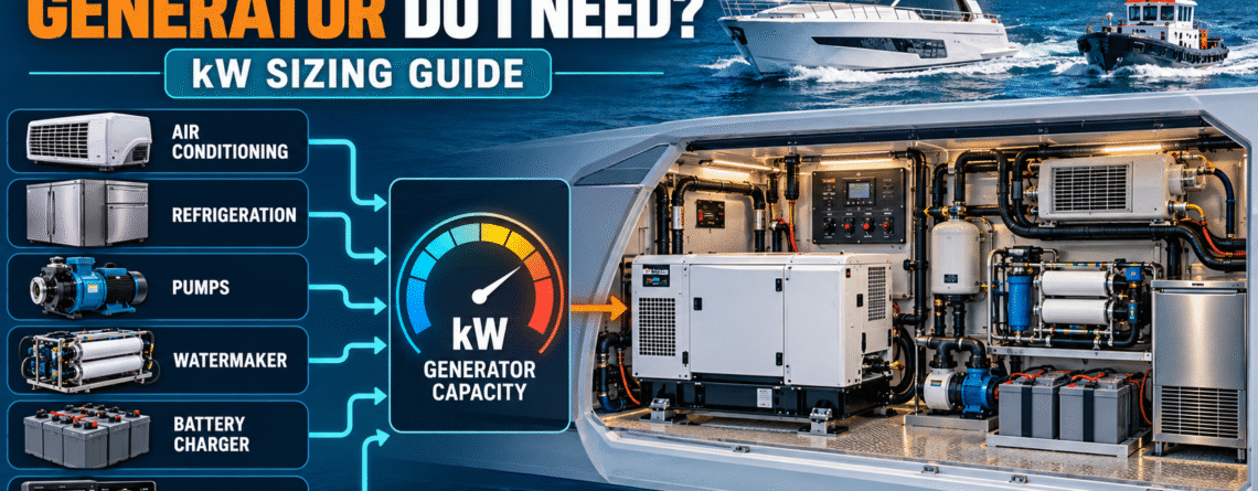 what size marine generator do I need