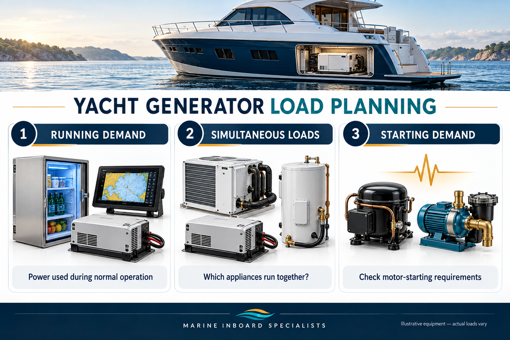 yacht generator load planning